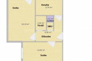 Mosonmagyaróvári lakás eladó, 49 négyzetméteres, 2 szobás