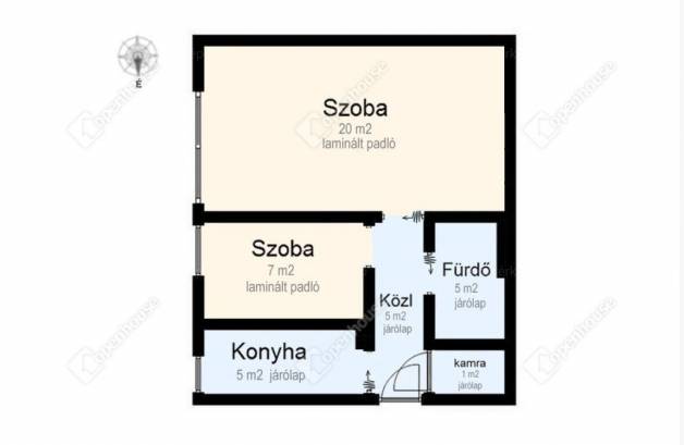 Eladó lakás, Miskolc, 2 szobás