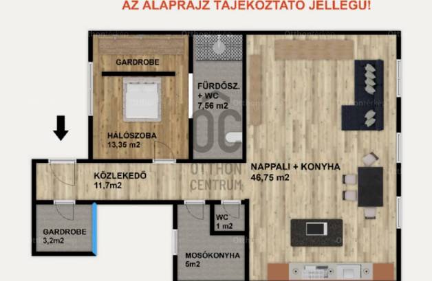 Eladó lakás, Budapest, Felhévíz, Lipthay utca, 2 szobás