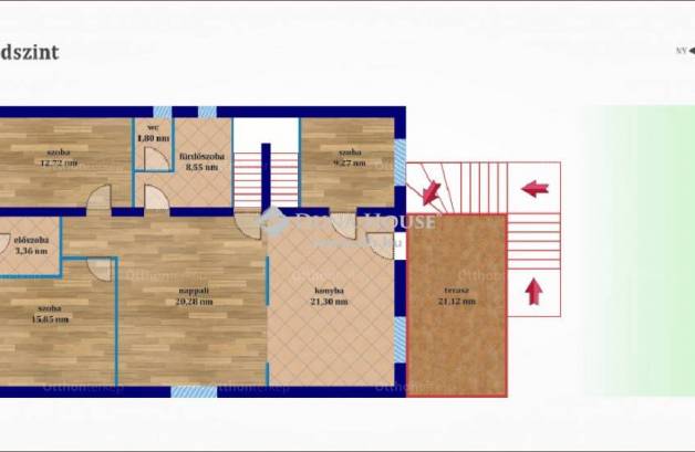 Esztergomi családi ház eladó, 298 négyzetméteres, 8 szobás