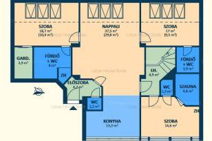Eladó lakás Lipótvárosban, 8 szobás