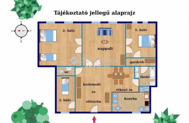 Kiadó lakás Belső-Ferencvárosban, 4 szobás