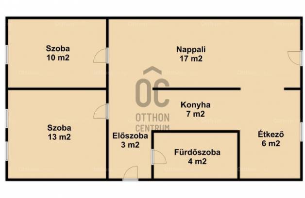 Székesfehérvári eladó lakás, 3 szobás, 60 négyzetméteres