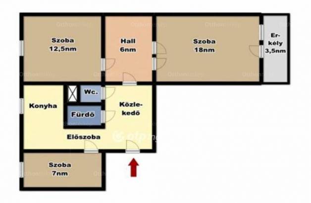 Budapesti lakás eladó, Liptáktelep, 2+1 szobás