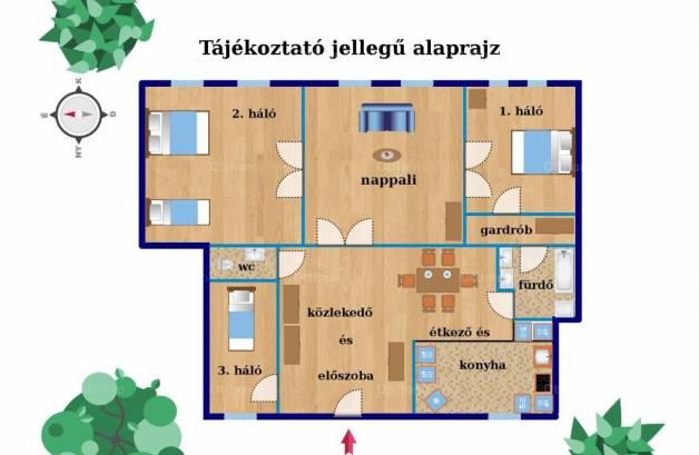 Kiadó 4 szobás lakás Budapest