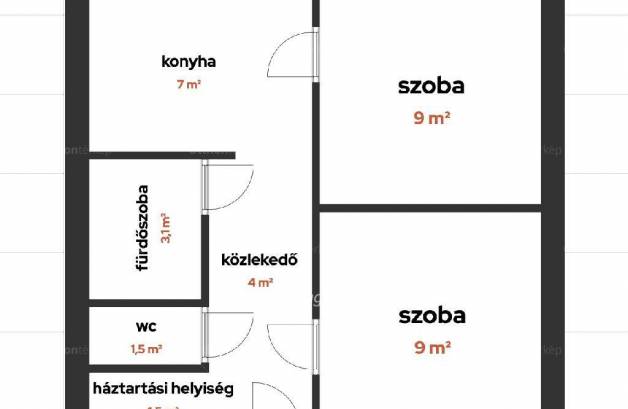 Lakás eladó Debrecen, 35 négyzetméteres