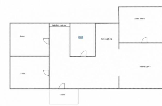 Pécsi eladó házrész, 2+2 szobás, 111 négyzetméteres