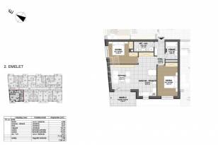 Székesfehérvár új építésű lakás eladó, 1+2 szobás