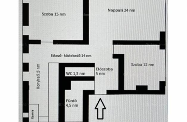 Tatabányai eladó lakás, 3 szobás, 84 négyzetméteres