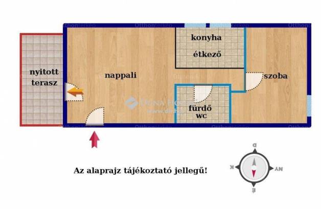 Eladó 2 szobás lakás Balatonföldvár