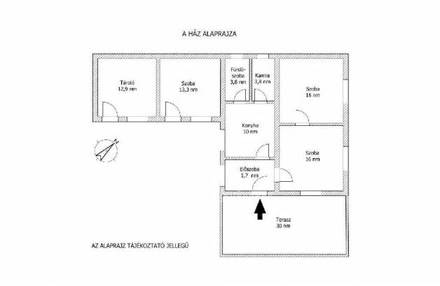 Szigethalomi eladó családi ház, 2+1 szobás, 81 négyzetméteres