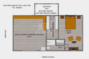 Eladó 1+2 szobás családi ház Budaörs a Bazsarózsa utcában