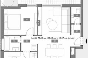 Budapest 15 szobás új építésű lakás eladó, Alsórákoson