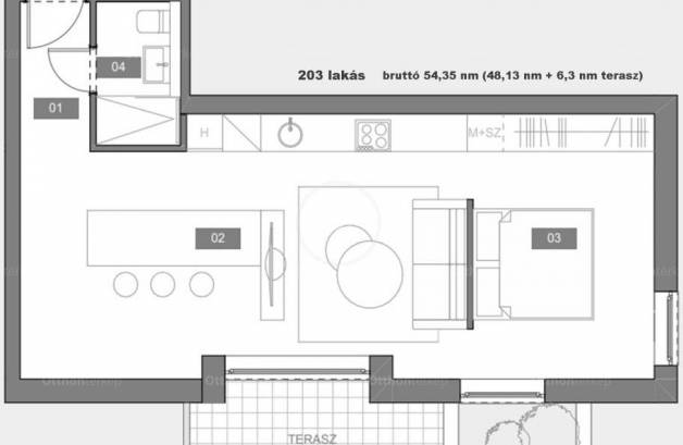 Budapest 15 szobás új építésű lakás eladó, Alsórákoson