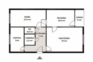 Eladó lakás, Budapest, Újpalota, Drégelyvár utca, 2+1 szobás