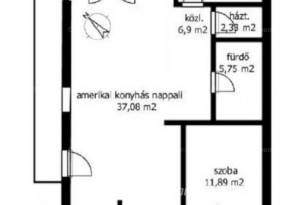 Törökbálinti lakás eladó, 83 négyzetméteres, 3 szobás