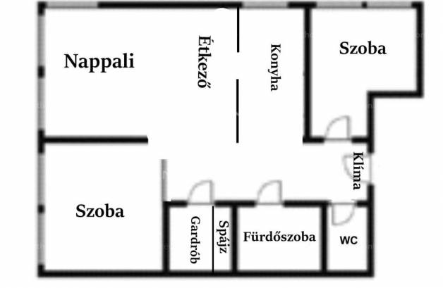 Veszprémi eladó lakás, 3 szobás, 73 négyzetméteres