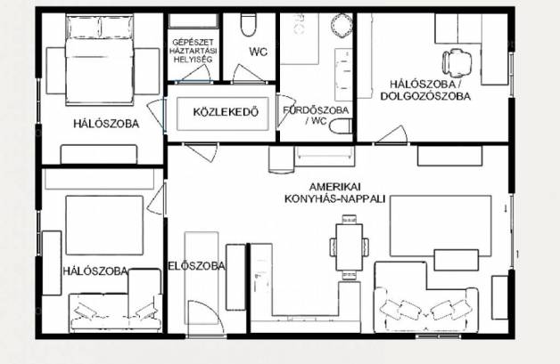 Székesfehérvári eladó családi ház, 2+1 szobás, 85 négyzetméteres