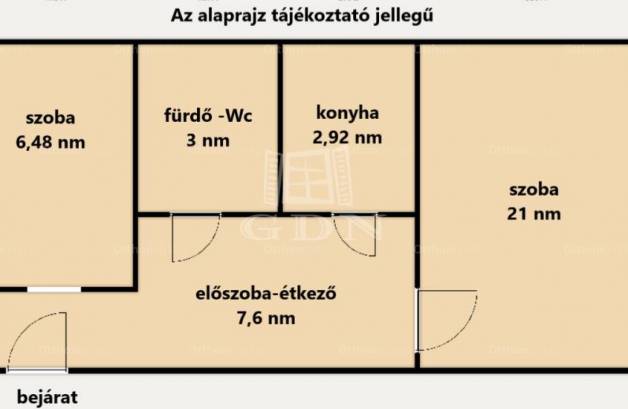 Budapest eladó lakás Ligetteleken az Állomás utcában, 41 négyzetméteres