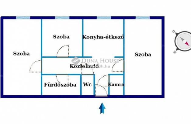 Tatabányai lakás eladó a Győri úton, 63 négyzetméteres
