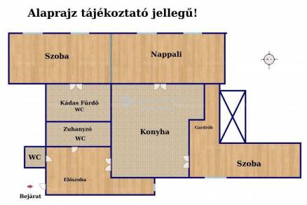 Eladó 3 szobás lakás Lipótvárosban, Budapest, Honvéd utca