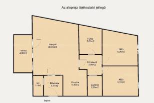 Győri eladó lakás, 1+2 szobás, 69 négyzetméteres