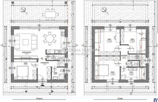 Szentendrei új építésű családi ház eladó a Barackvirág utcában, 115 négyzetméteres
