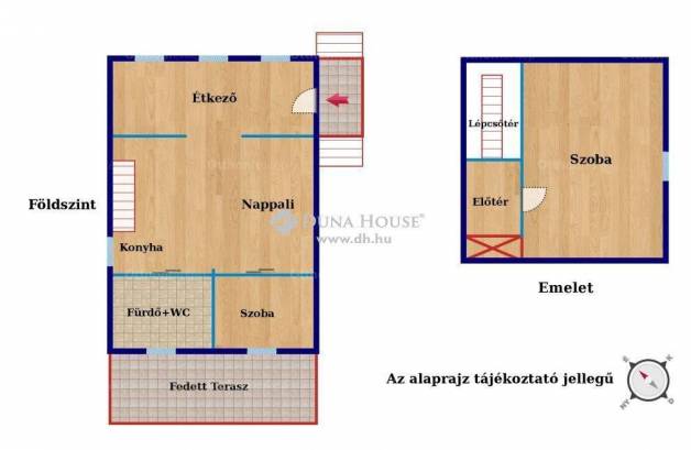 Balatonudvari eladó családi ház, 3 szobás, 59 négyzetméteres