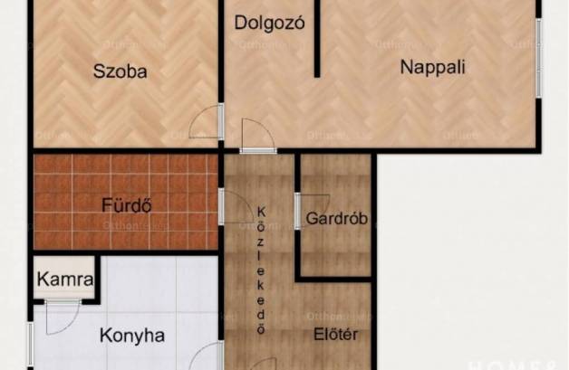 Szegedi eladó lakás, 2 szobás, 57 négyzetméteres