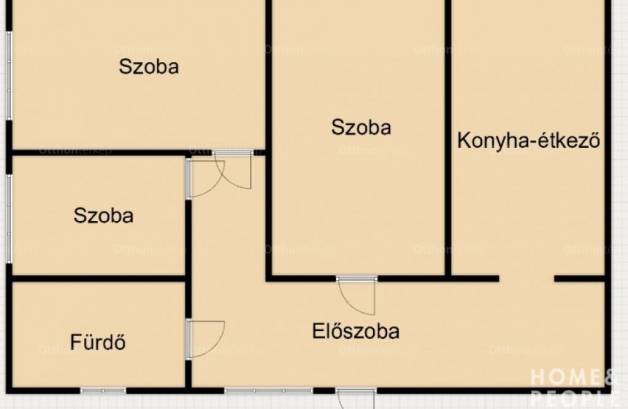 Maroslelei eladó családi ház, 2+1 szobás, 68 négyzetméteres