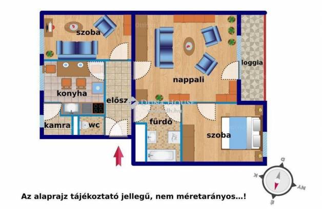 Szombathelyi lakás eladó a Károlyi Antal utcában, 61 négyzetméteres