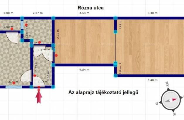 Budapesti lakás eladó, Terézváros, 2 szobás