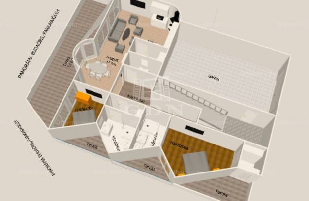 Budapesti új építésű lakás eladó, 102 négyzetméteres, 3 szobás