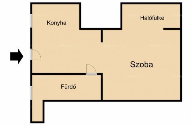 Eladó lakás Alsórákoson, XIV. kerület Kalocsai utca, 1 szobás