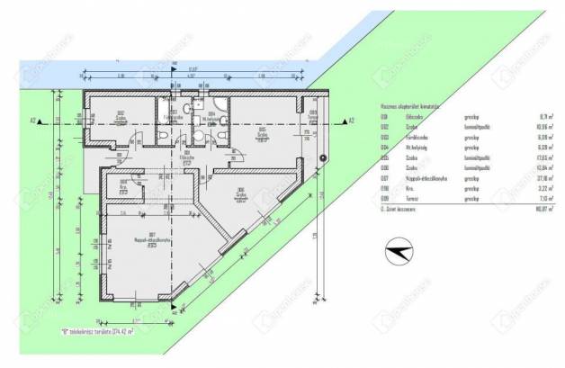 Miskolci új építésű családi ház eladó, 107 négyzetméteres, 4 szobás