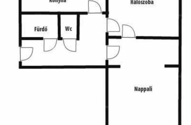 Mosonmagyaróvári eladó lakás, 2 szobás, 53 négyzetméteres