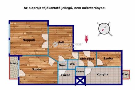 Eladó lakás Belső-Ferencvárosban, IX. kerület, 2+1 szobás